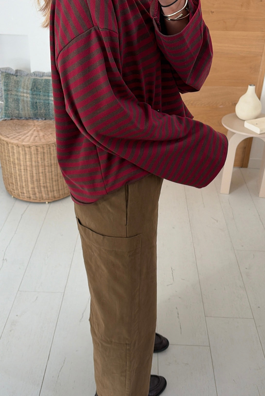 Tee shirt Léonce brown burgundy – CLO