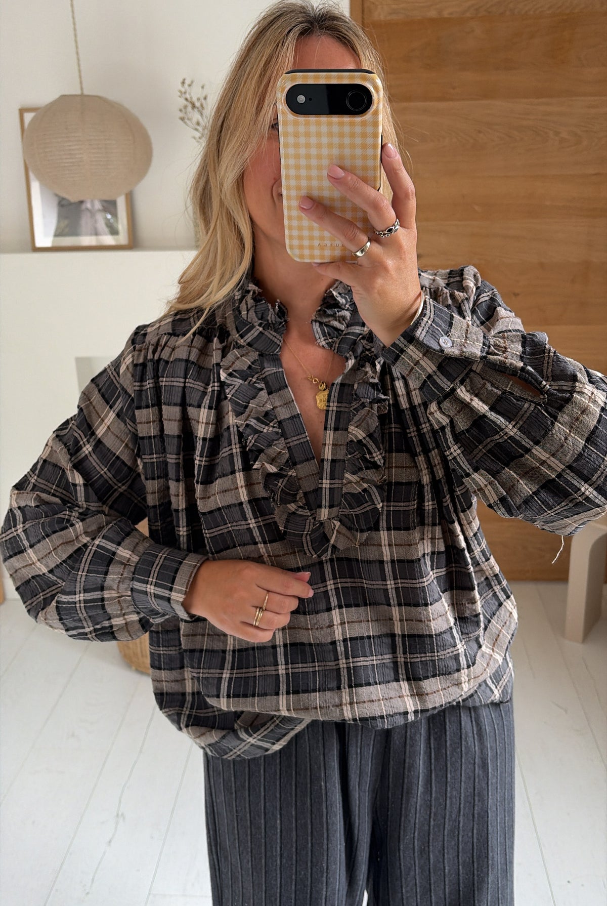 blusa Louisa jaune – Johanna Paris