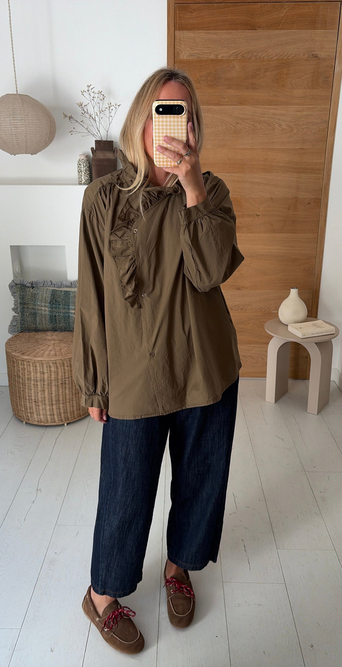 Blouse Lison popeline hunter