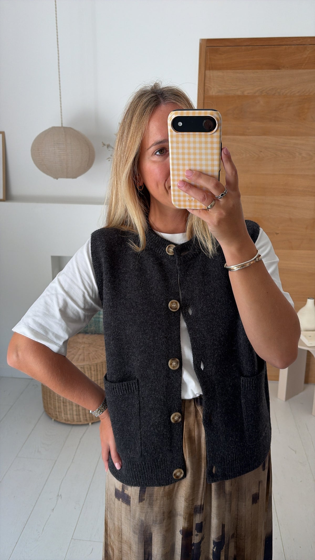 Cardigan Philippine grigio