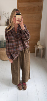Blouse Louisette kaki