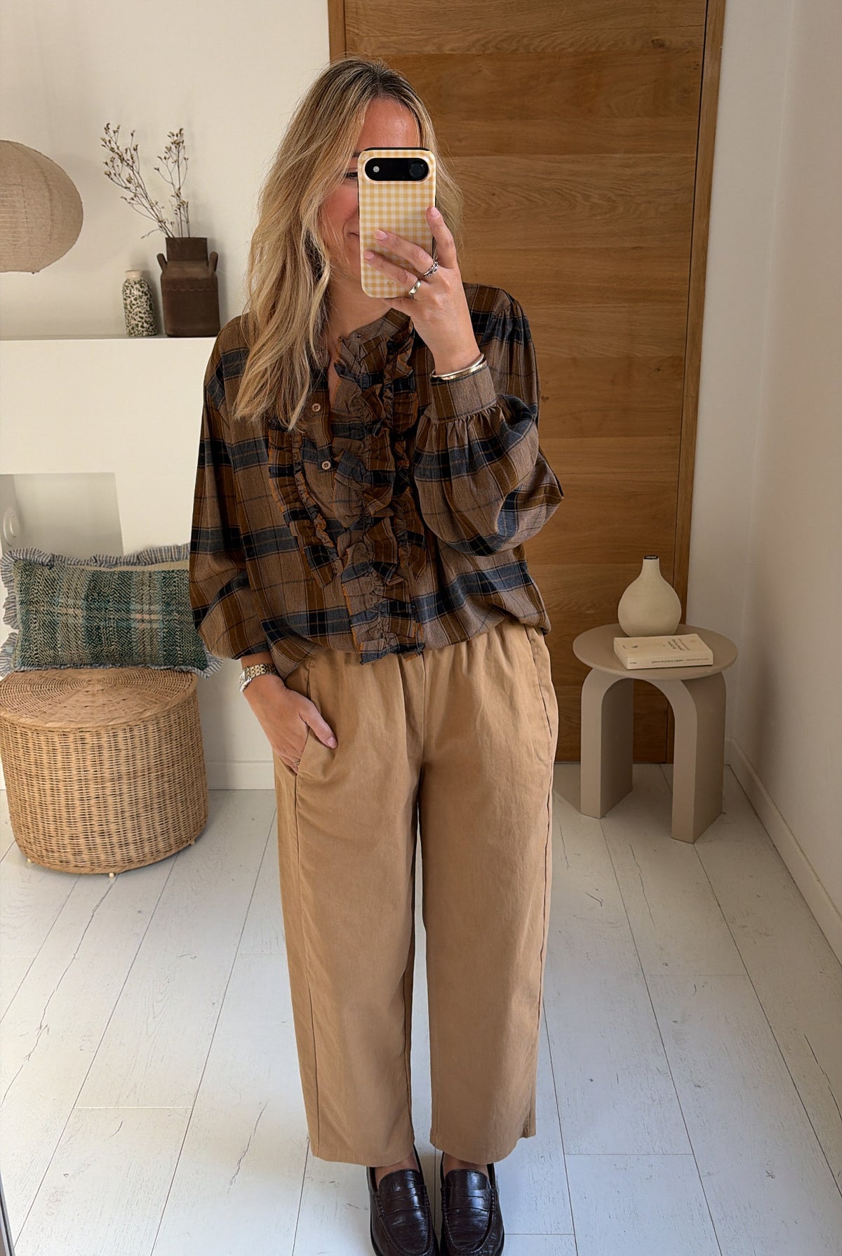 Pantalon Magic coton camel – Johanna Paris
