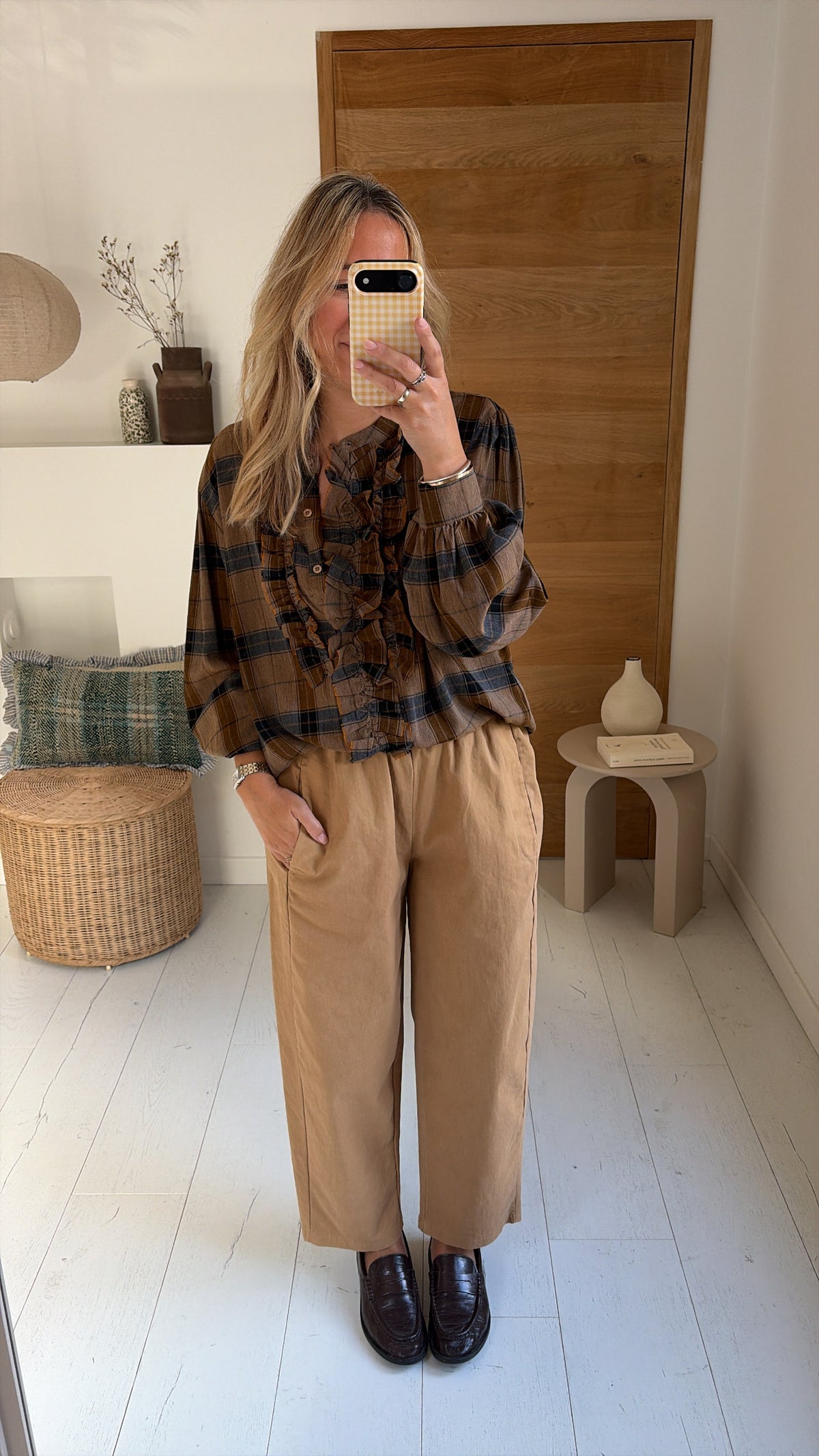 Pantalon Magic coton camel
