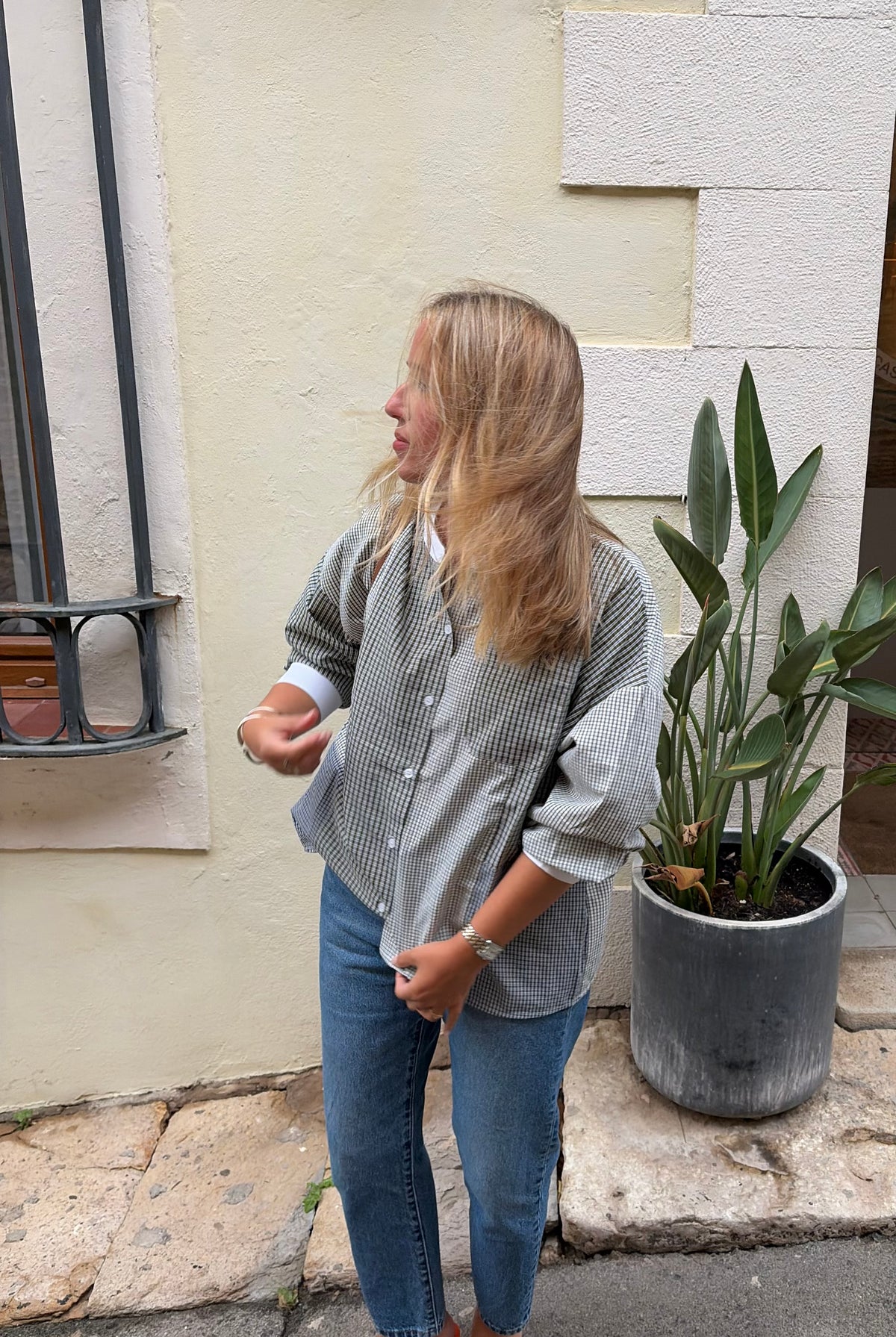 Blouse Alba vert – CLO