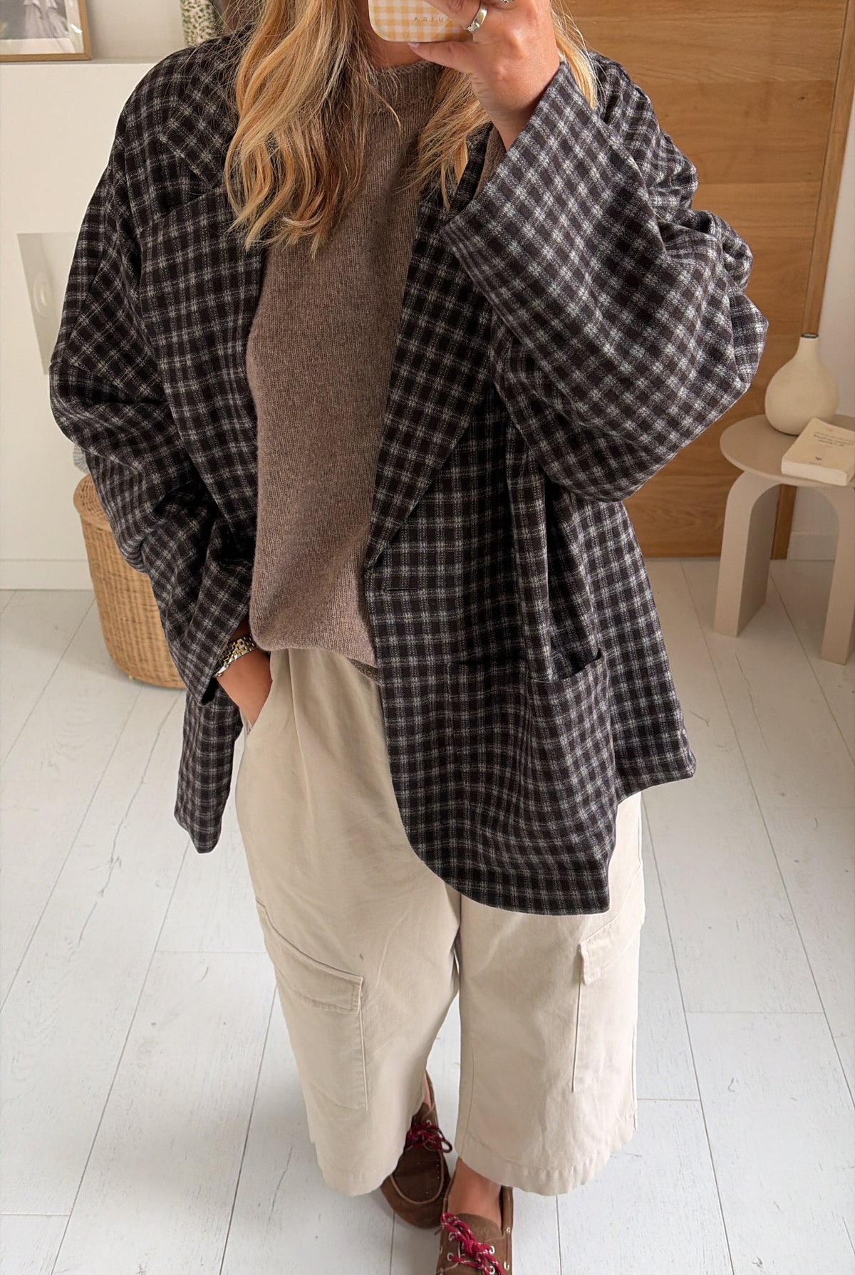 Veste Jacob carreaux choco – CLO