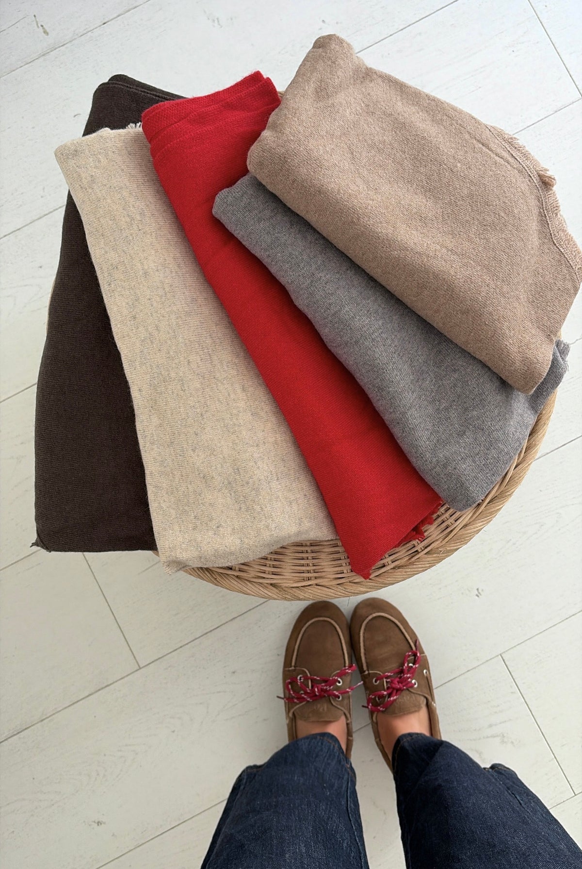 Écharpe Côme taupe – CLO