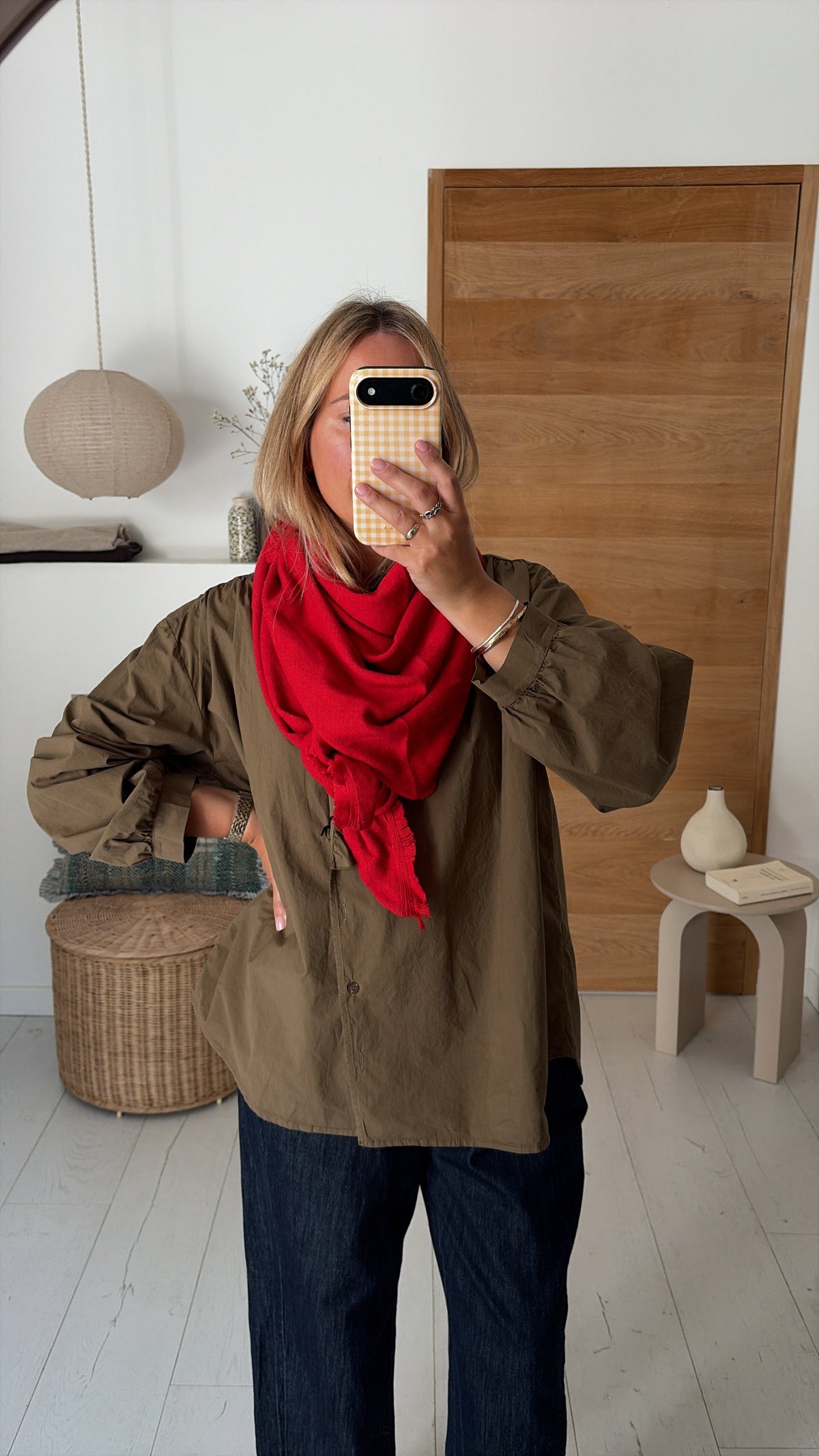 Blouse Lison popeline hunter