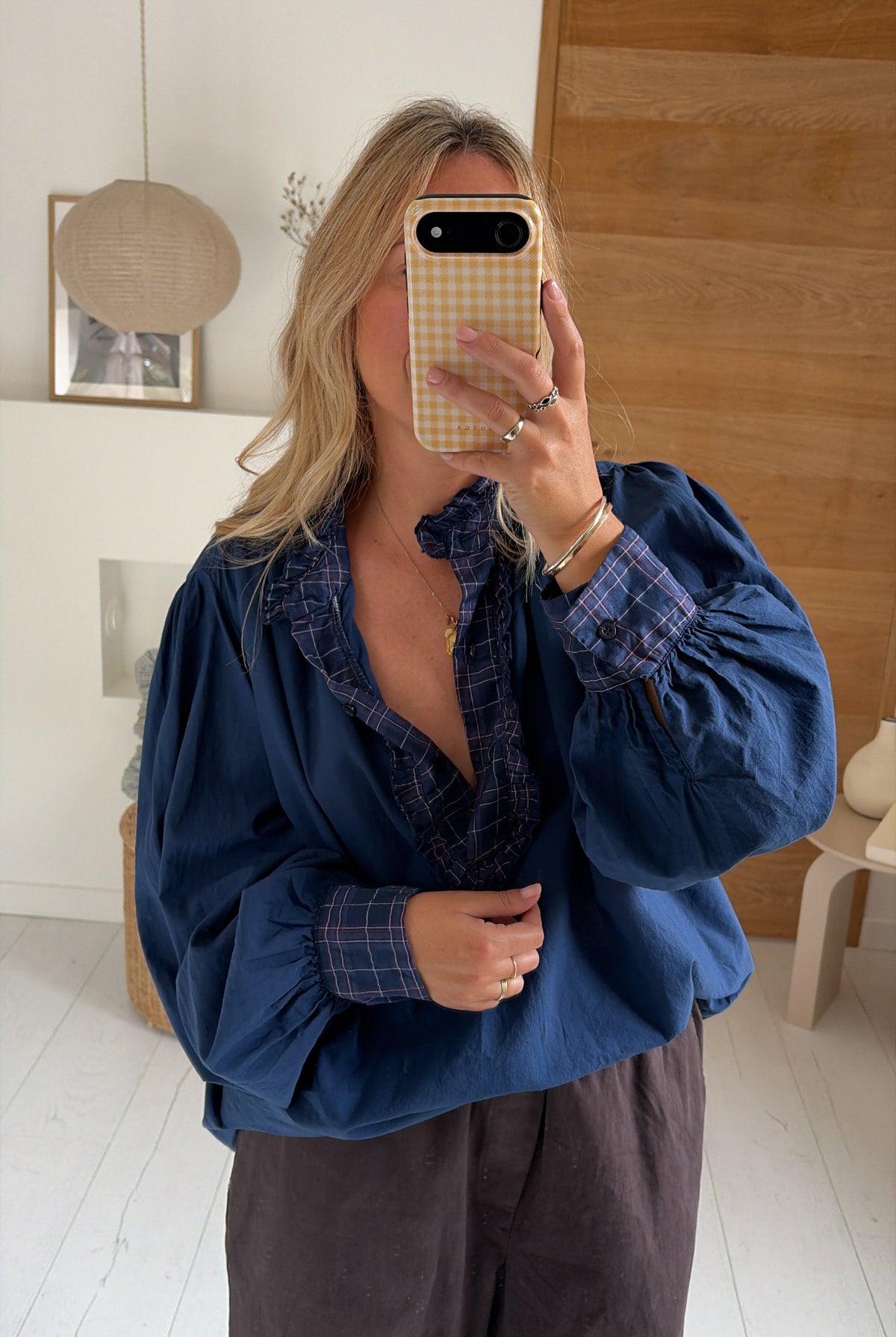 Blouse Tessa navy – Boutique CLO