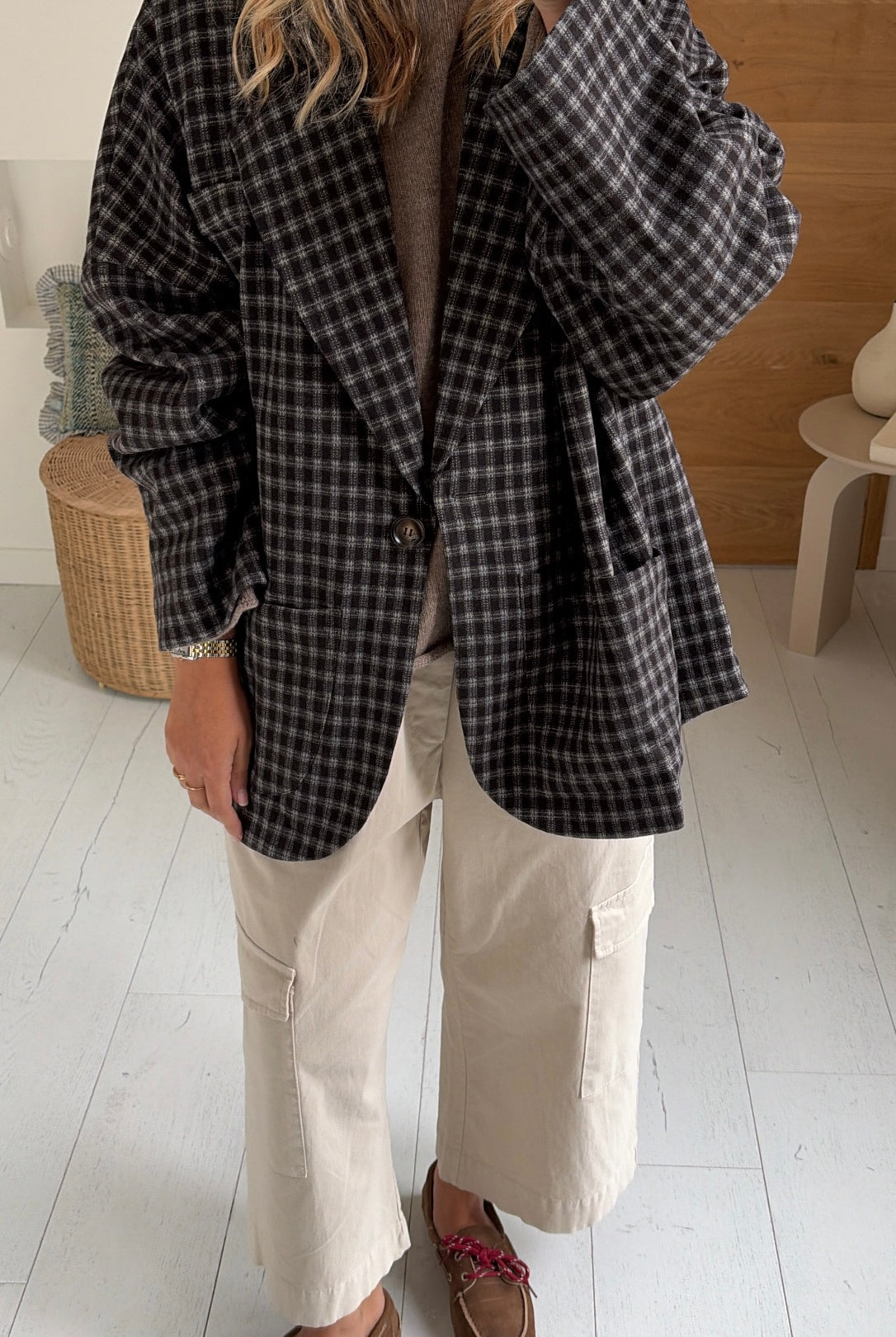 Veste Jacob carreaux choco – CLO