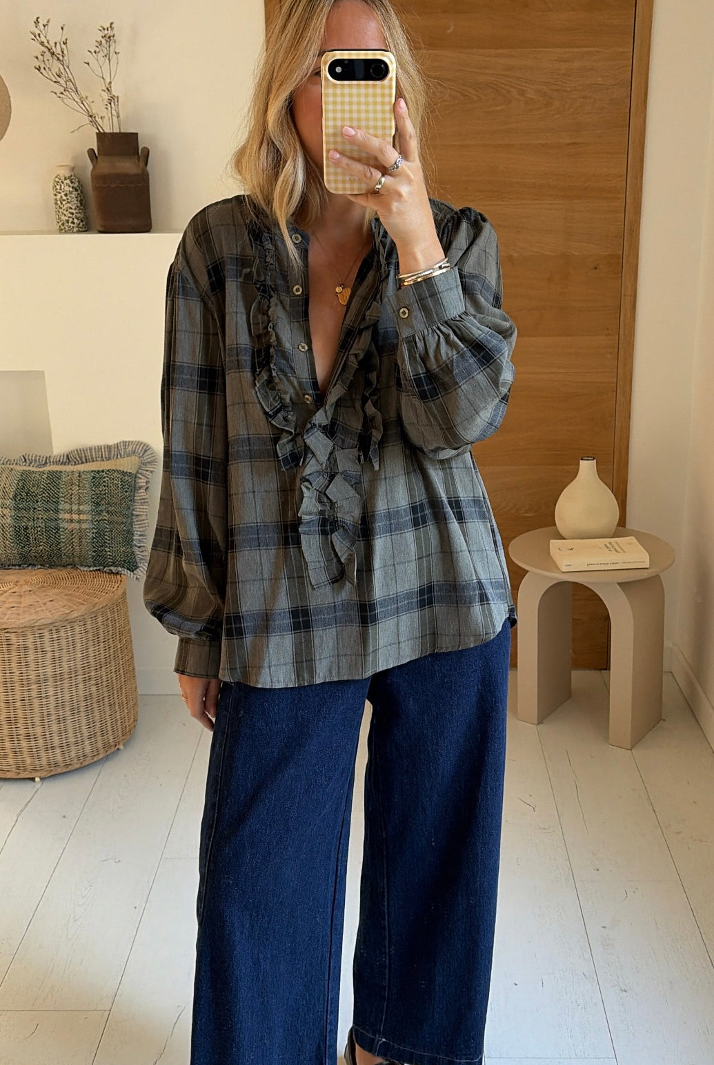 Blouse Romy kaki – Johanna Paris
