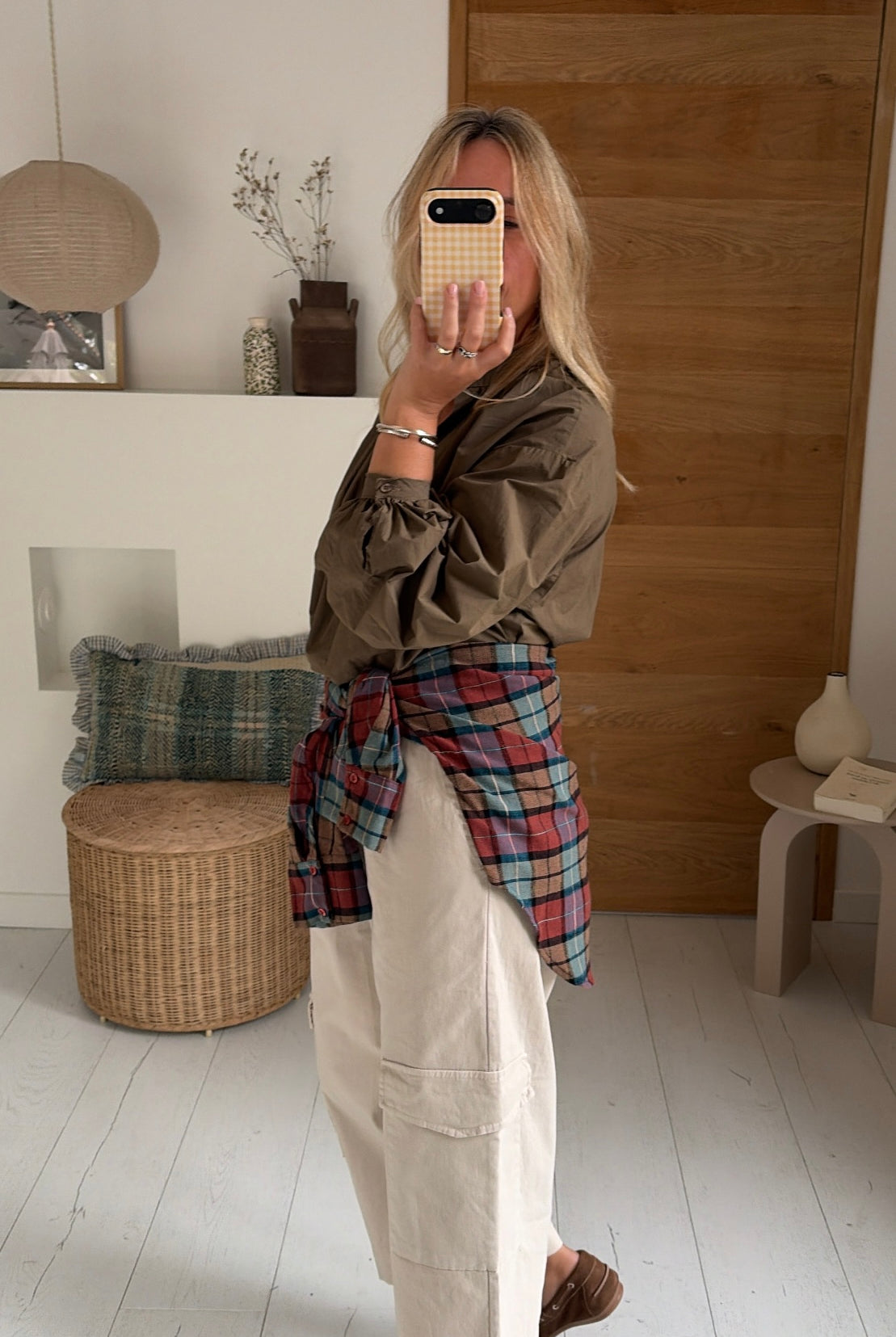 Blouse Jules popeline hunter – Johanna Paris