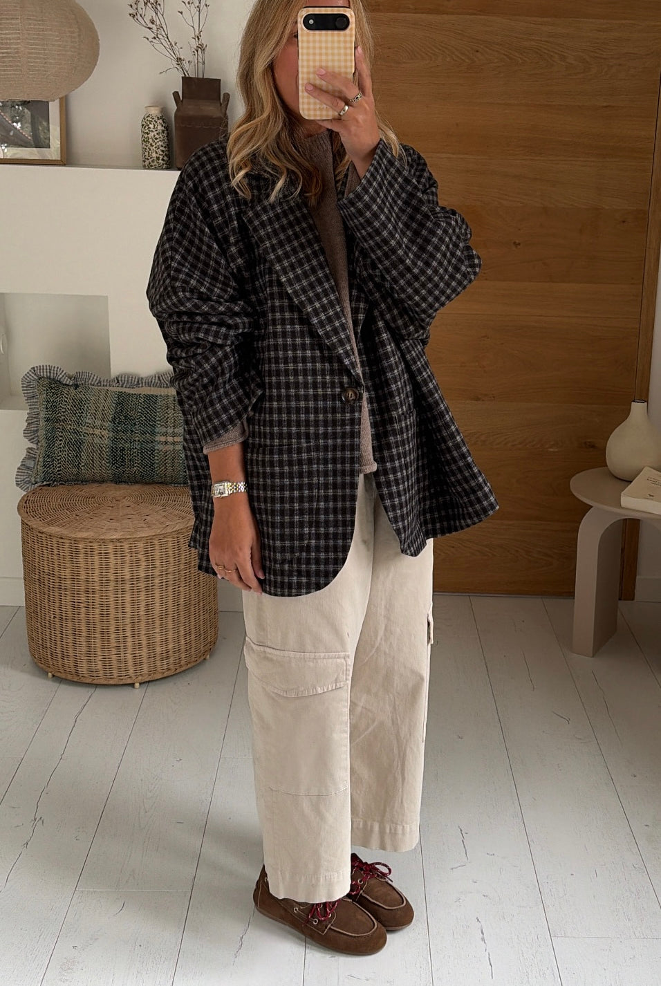 Veste Jacob carreaux choco – CLO