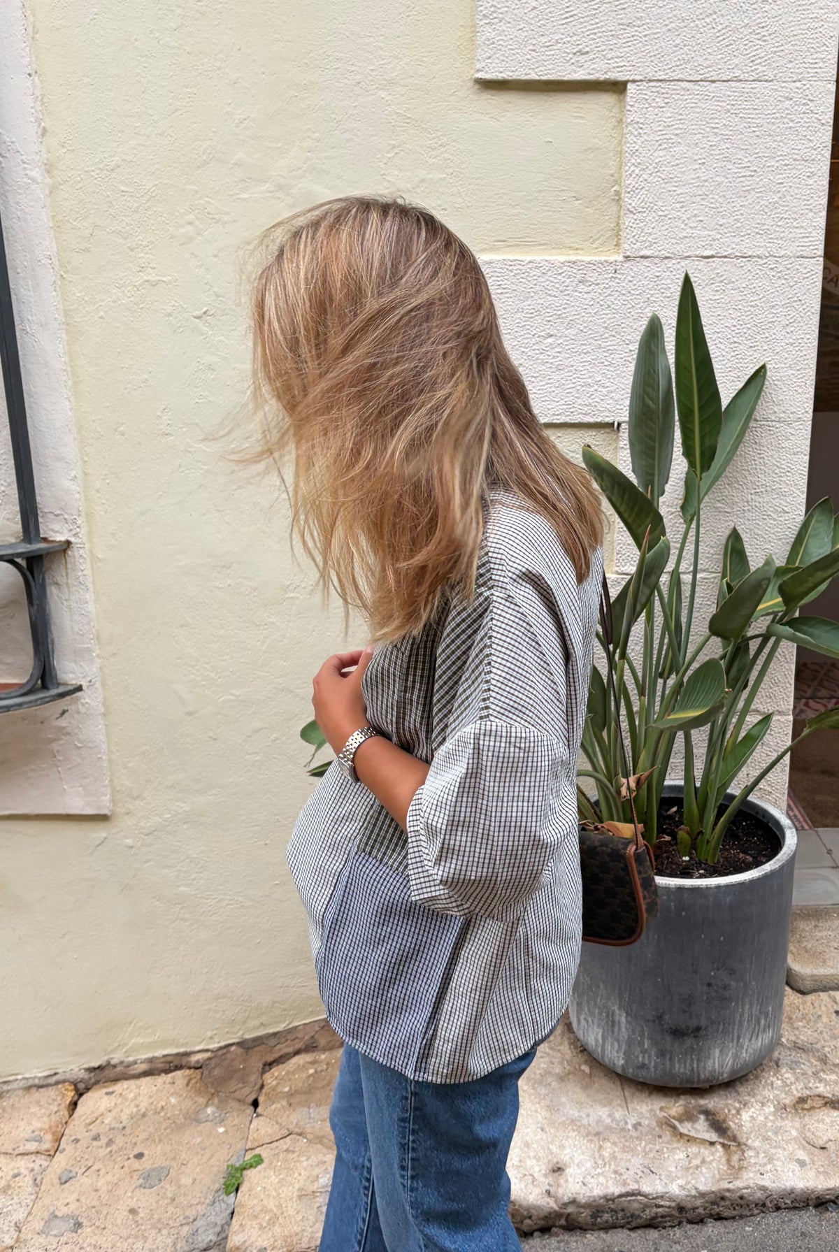 Blouse Alba vert – CLO