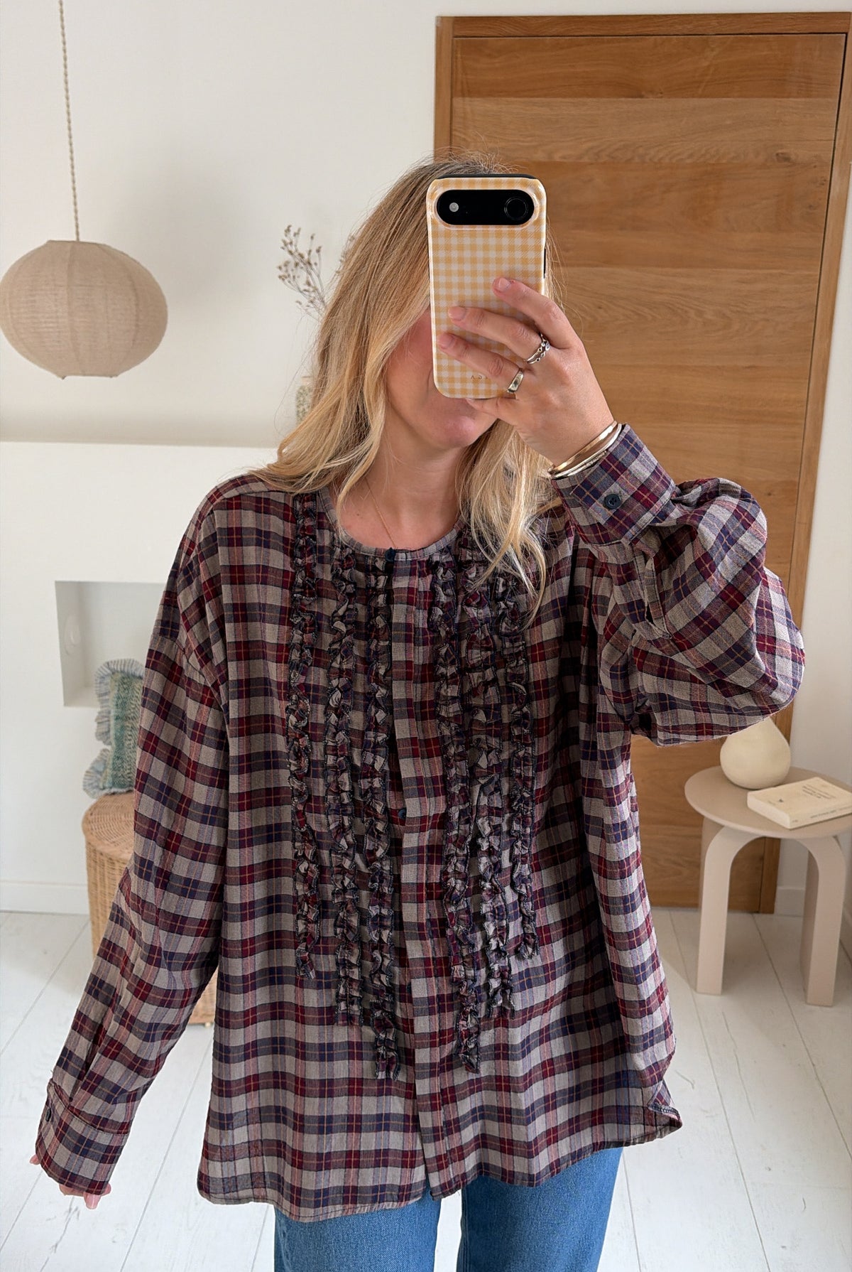 Blouse Sienna gris perle – Johanna Paris