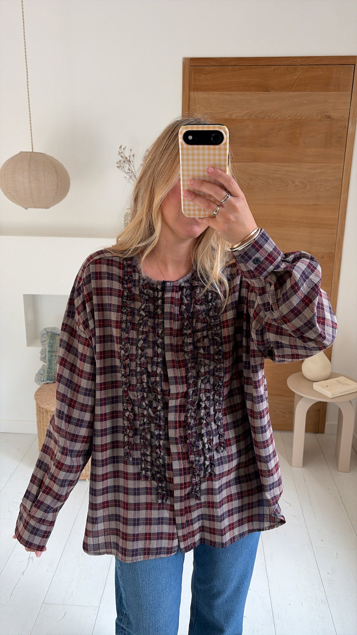 Blouse Sienna gris perle