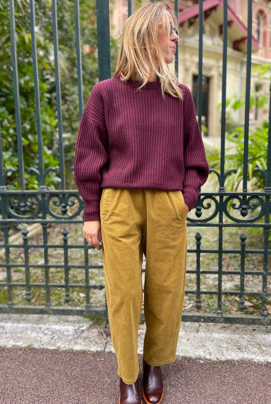 Pantalon Johanna en velours