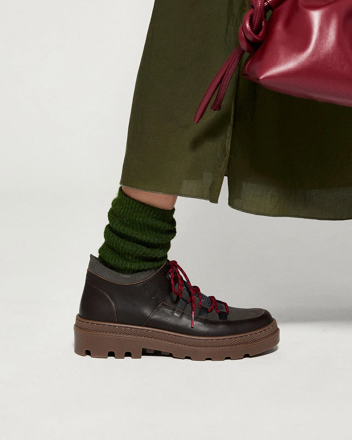 Boots Abra dark brown check