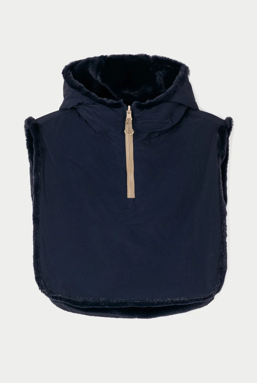 Capuche réversible Bing dark navy – Tantä