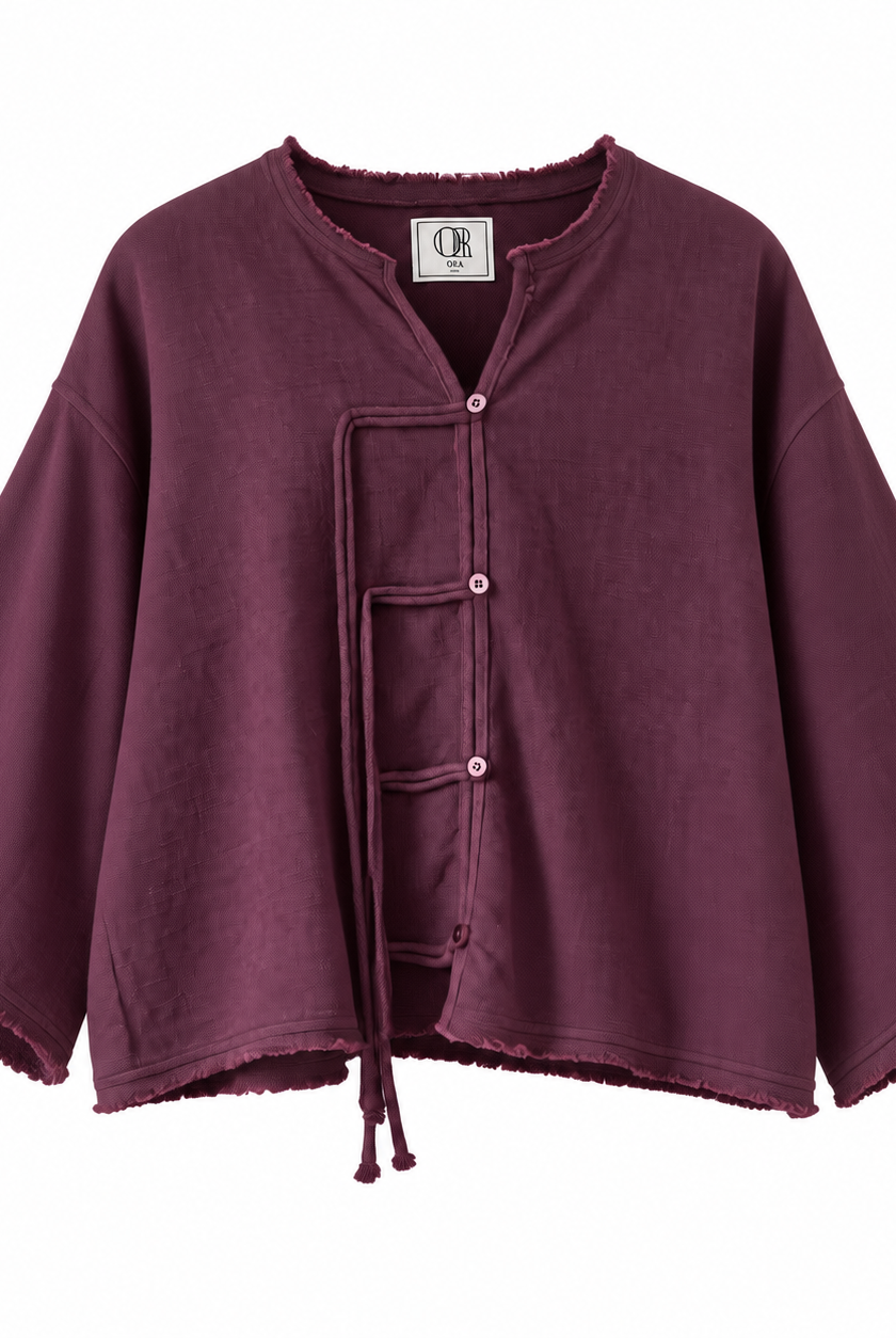 Kimono Kim prune – Ora