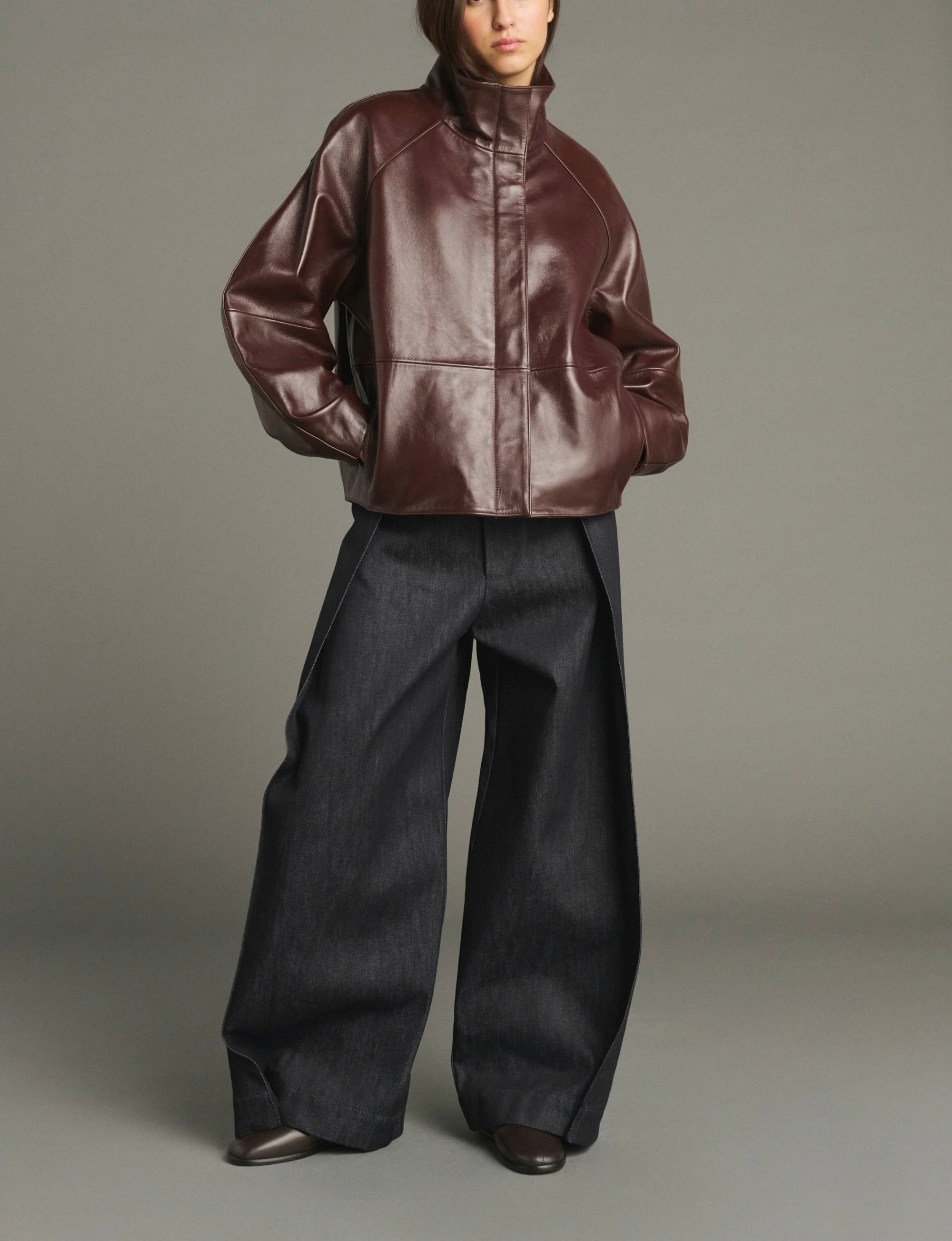Blouson Gamma bordeaux – Soeur