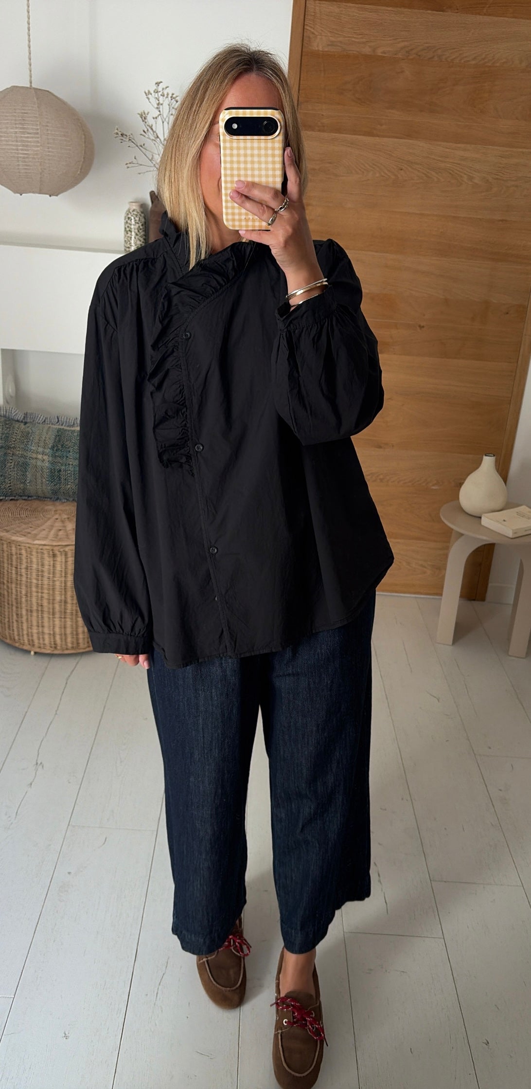 Blusa Lison prune – Johanna Paris