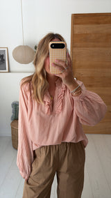 Bluse Louise rose