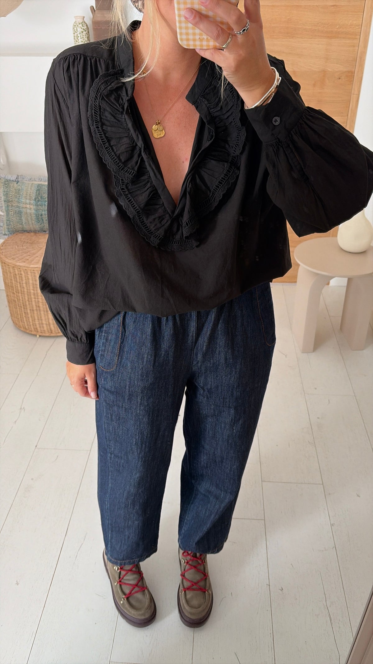 Blouse Hava noir
