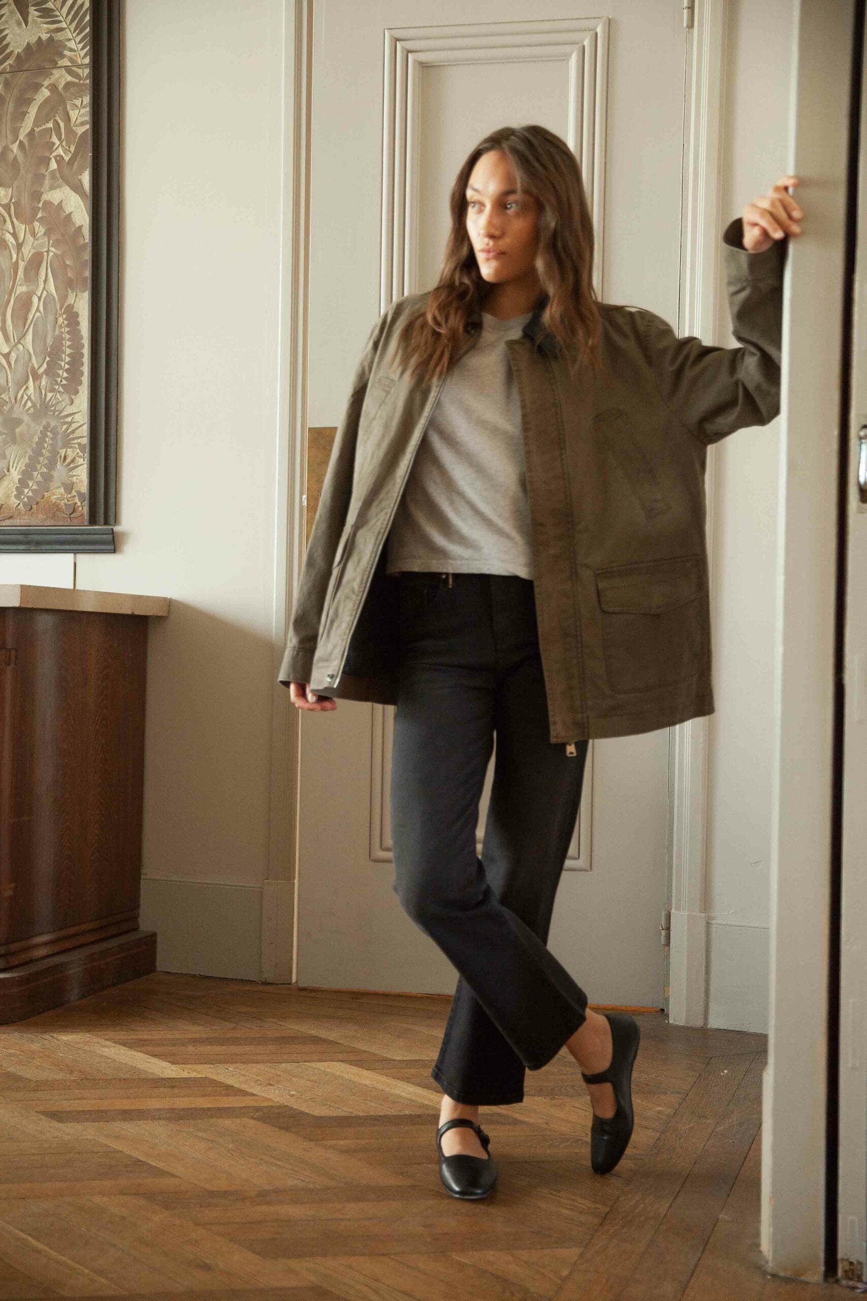 Jean Cesar black denim – Islow