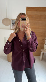 Chemise Ketty burgundy