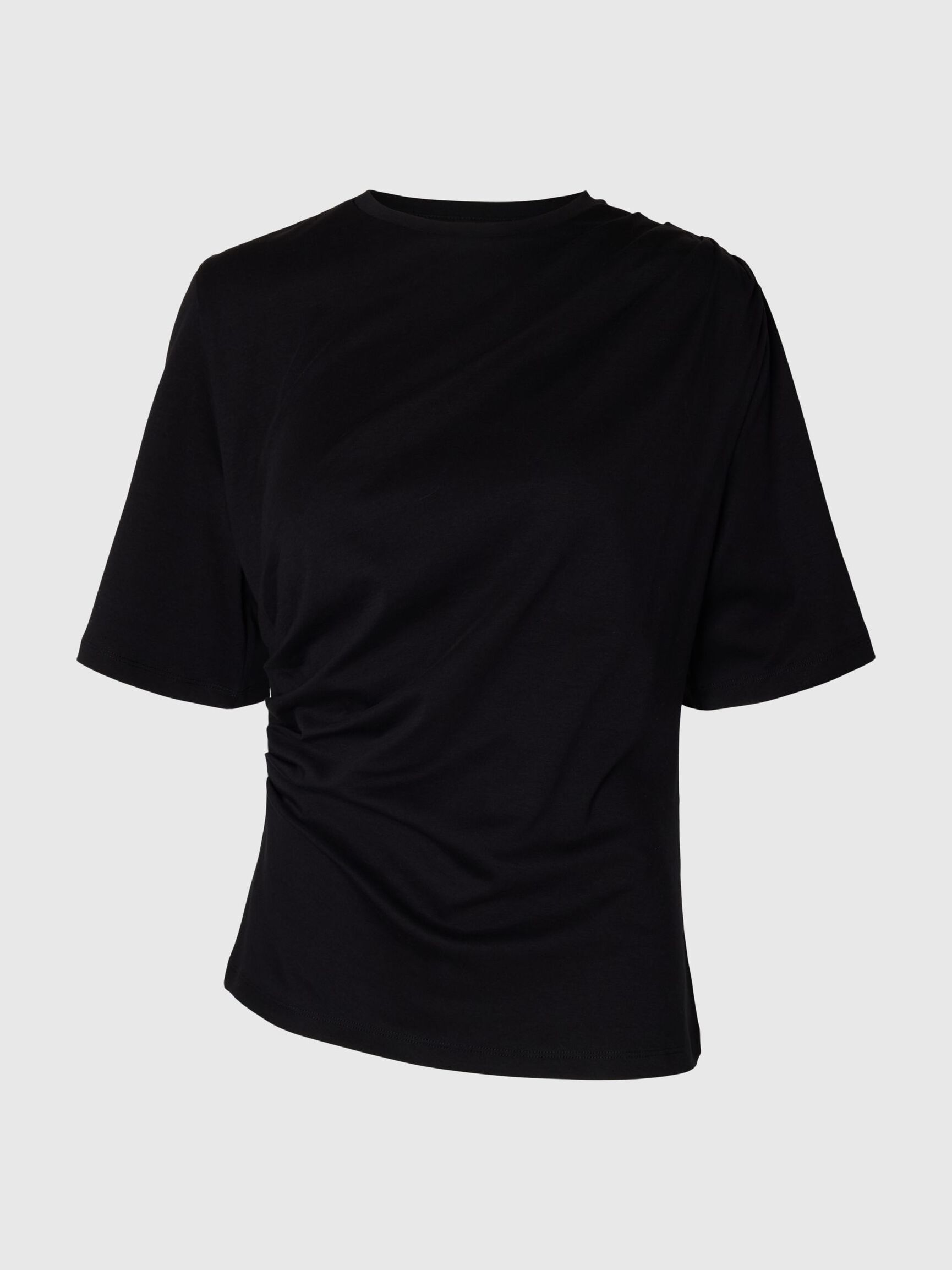 t-shirt Woline black – Selected