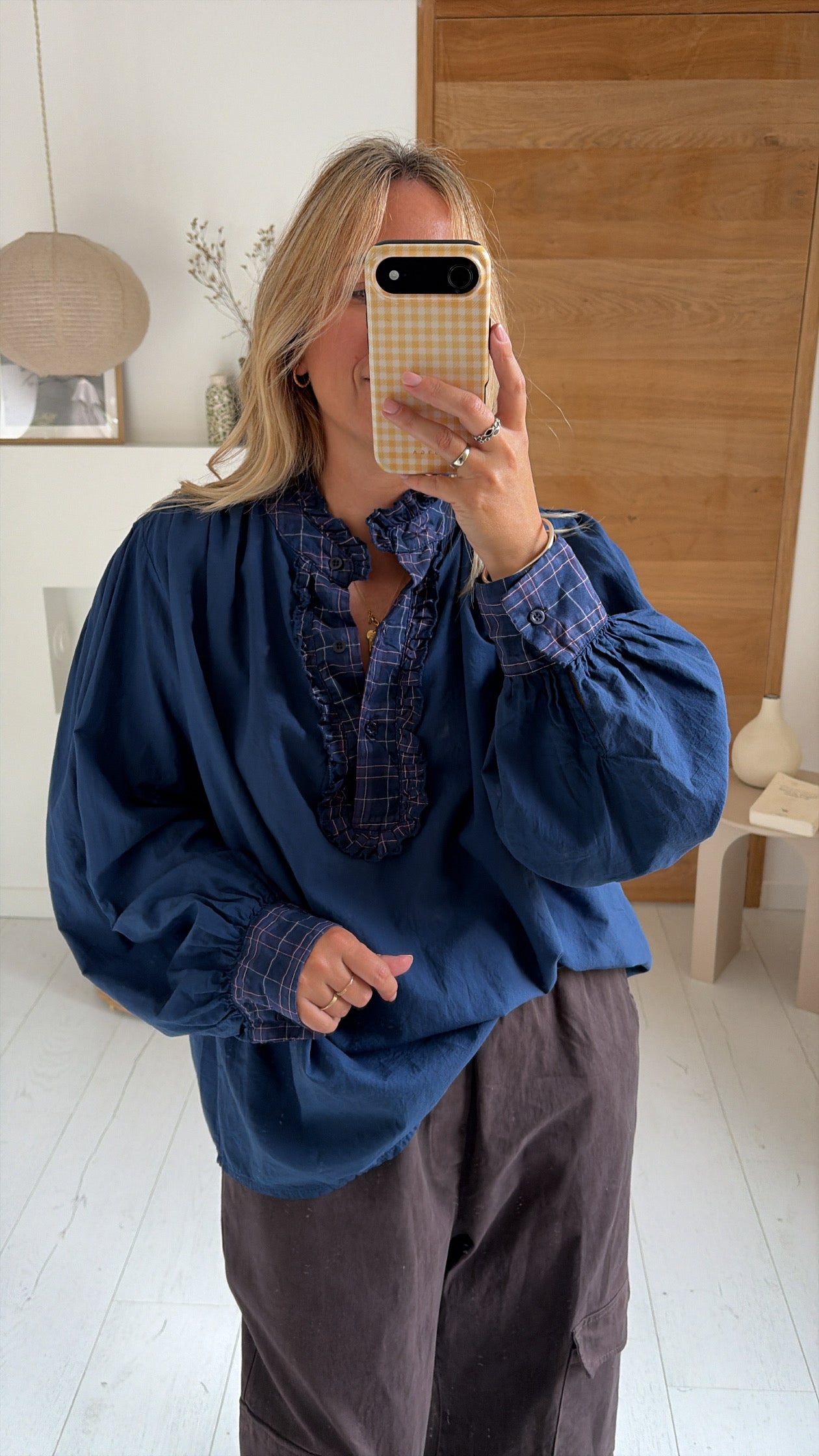 Blouse Tessa navy – Boutique CLO