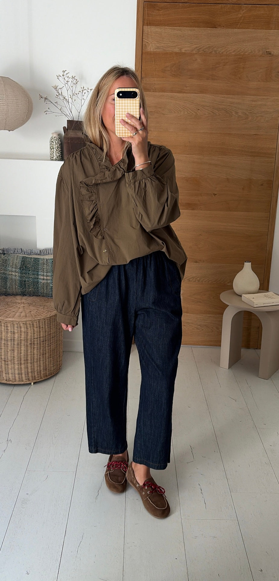Blouse Lison popeline hunter
