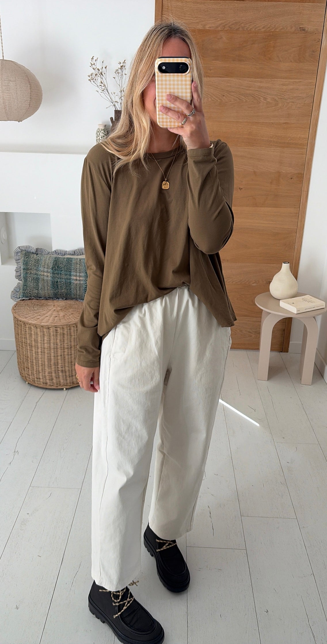 Pantalon Magic coton écru