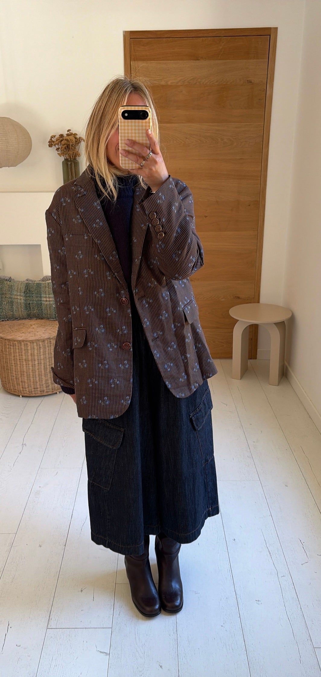 Veste blazer Karaba bluebell