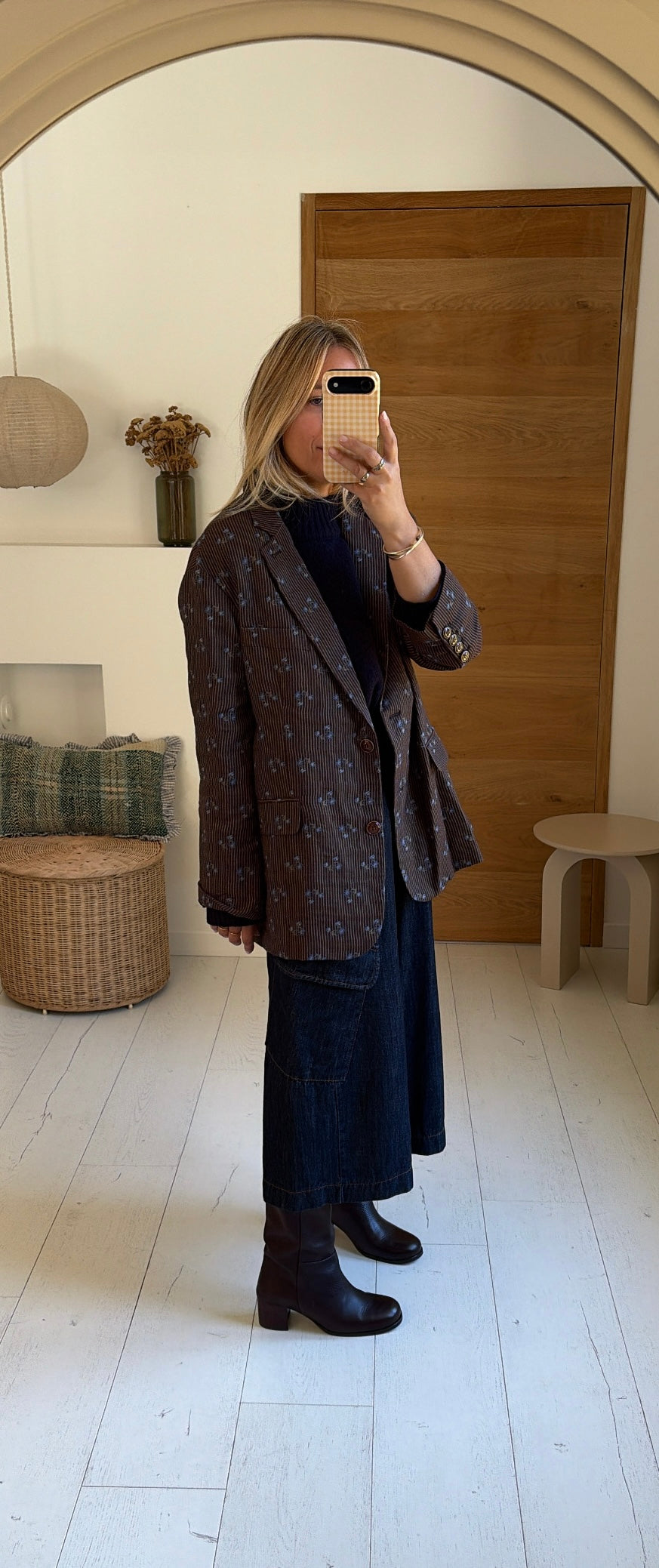 Veste blazer Karaba bluebell