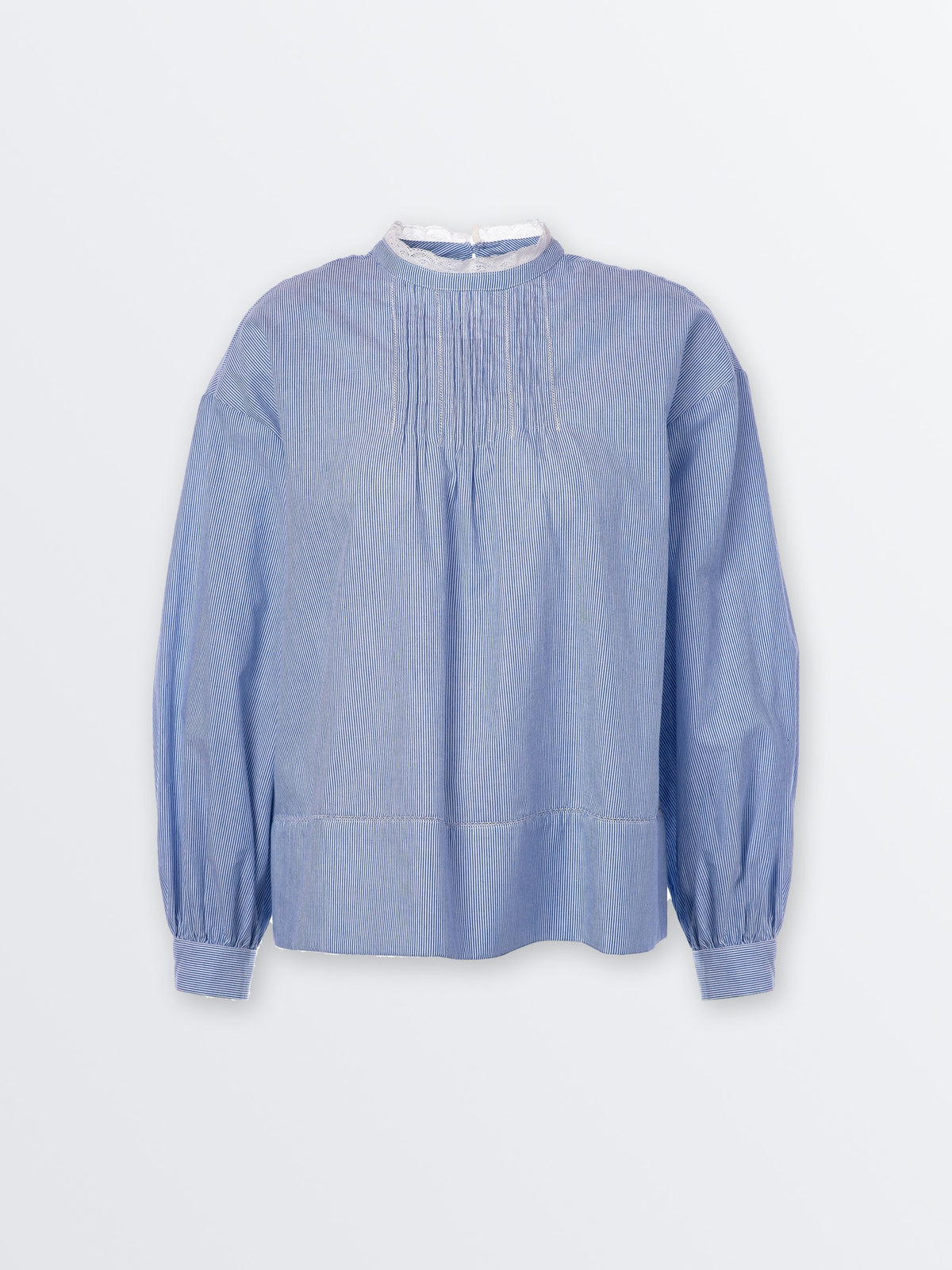 blouse Priscillia blue stripes
