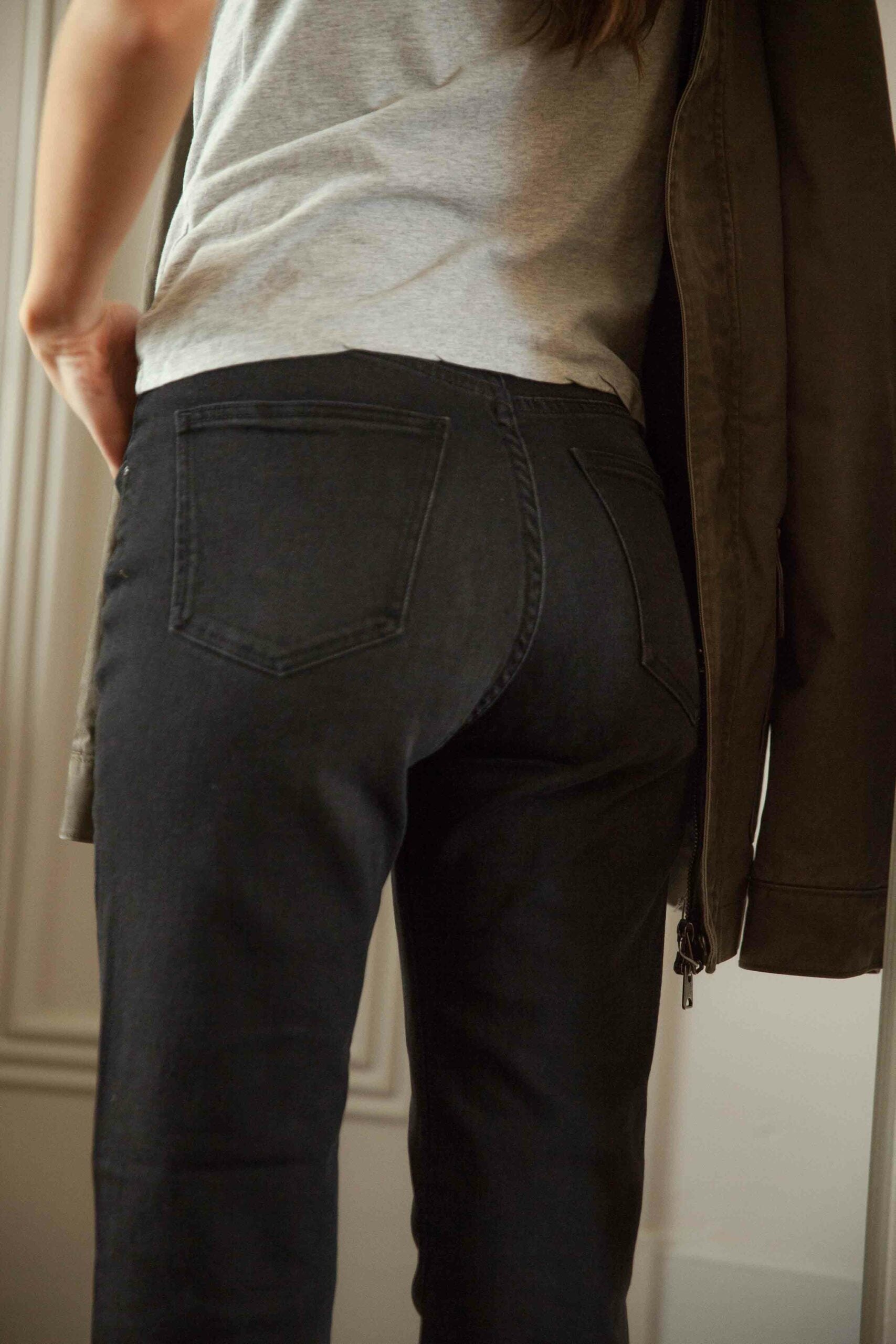 Jean Cesar black denim – Islow