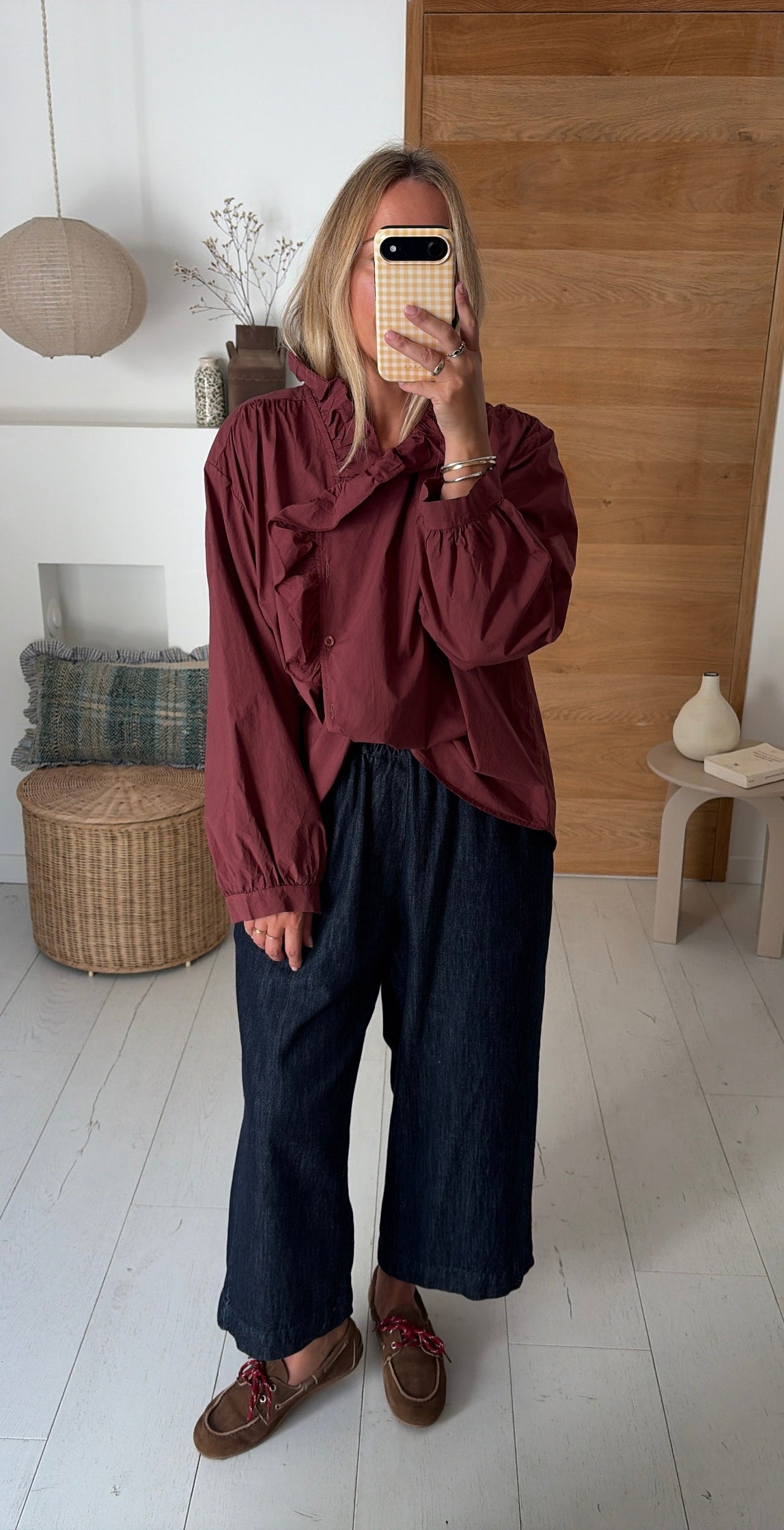 Blusa Lison prune – Johanna Paris