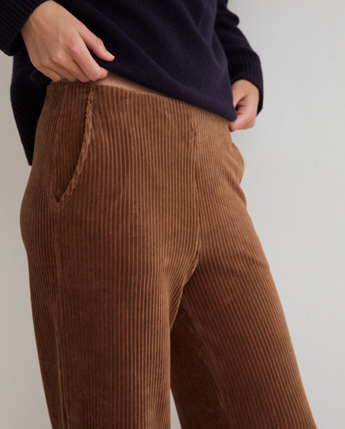 Pantalon Albert camel – Yerse