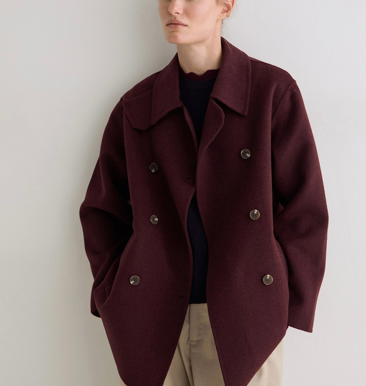 Manteau Mapi wine