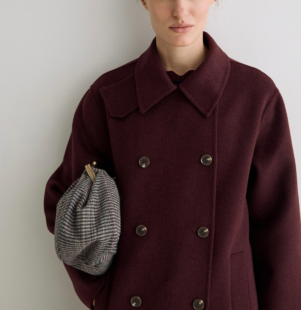 Manteau Mapi wine
