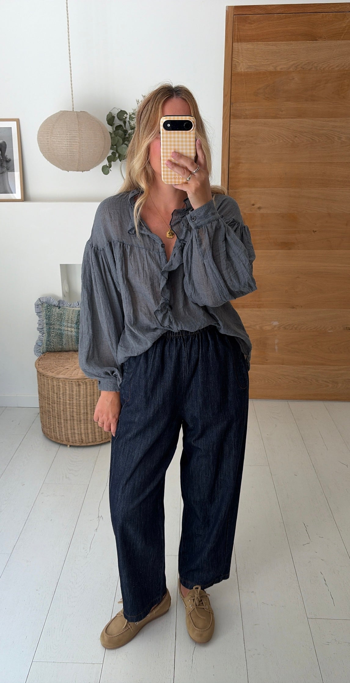 Blusa Marceau gris