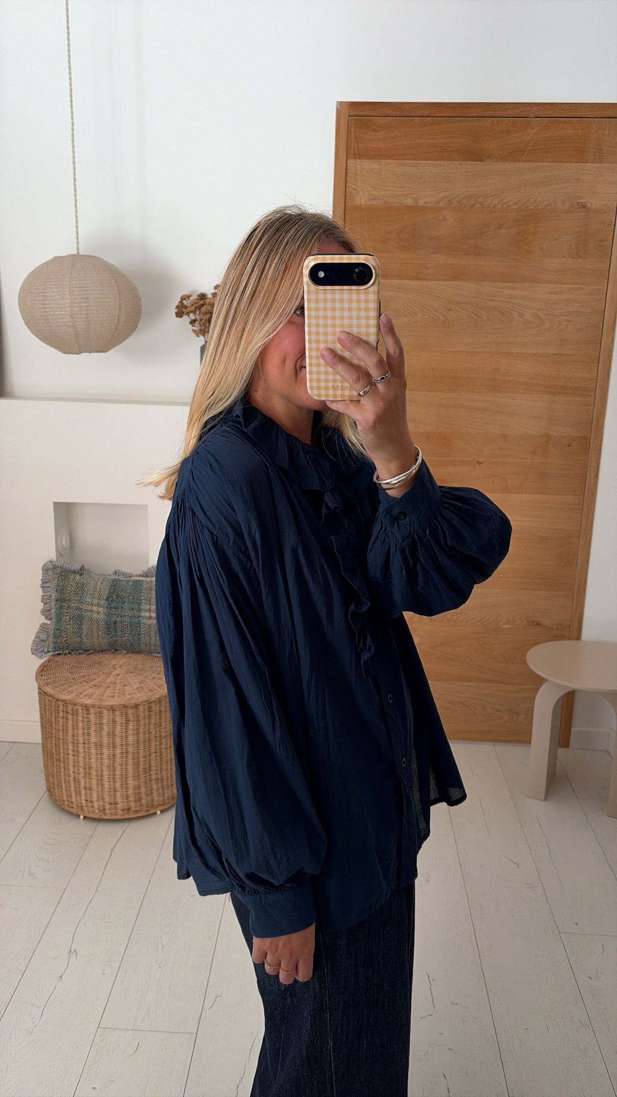 Blouse Lison marine – Johanna Paris