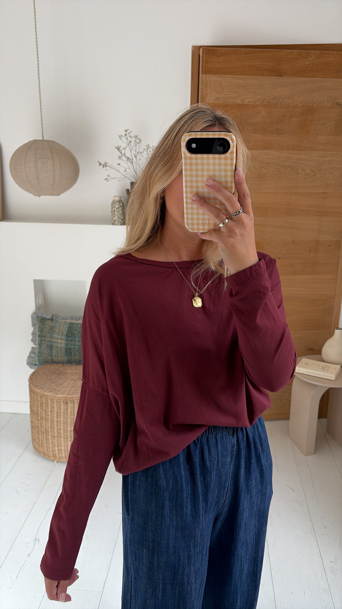 Tee shirt Basique burgundy