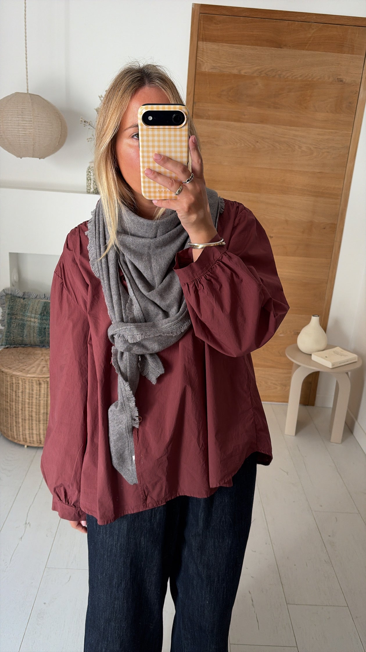 Blusa Lison prune – Johanna Paris