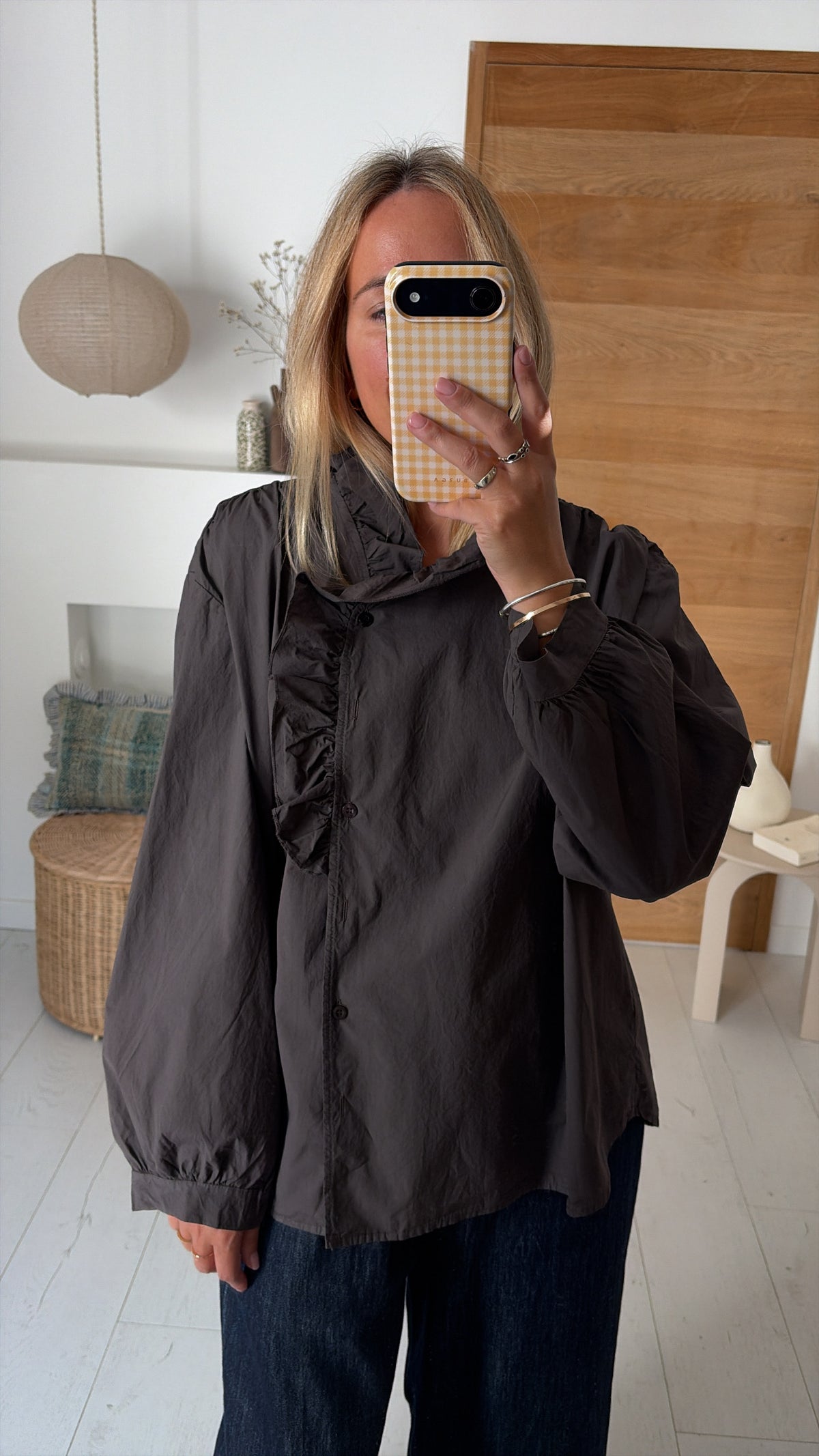 Blouse Lison prune