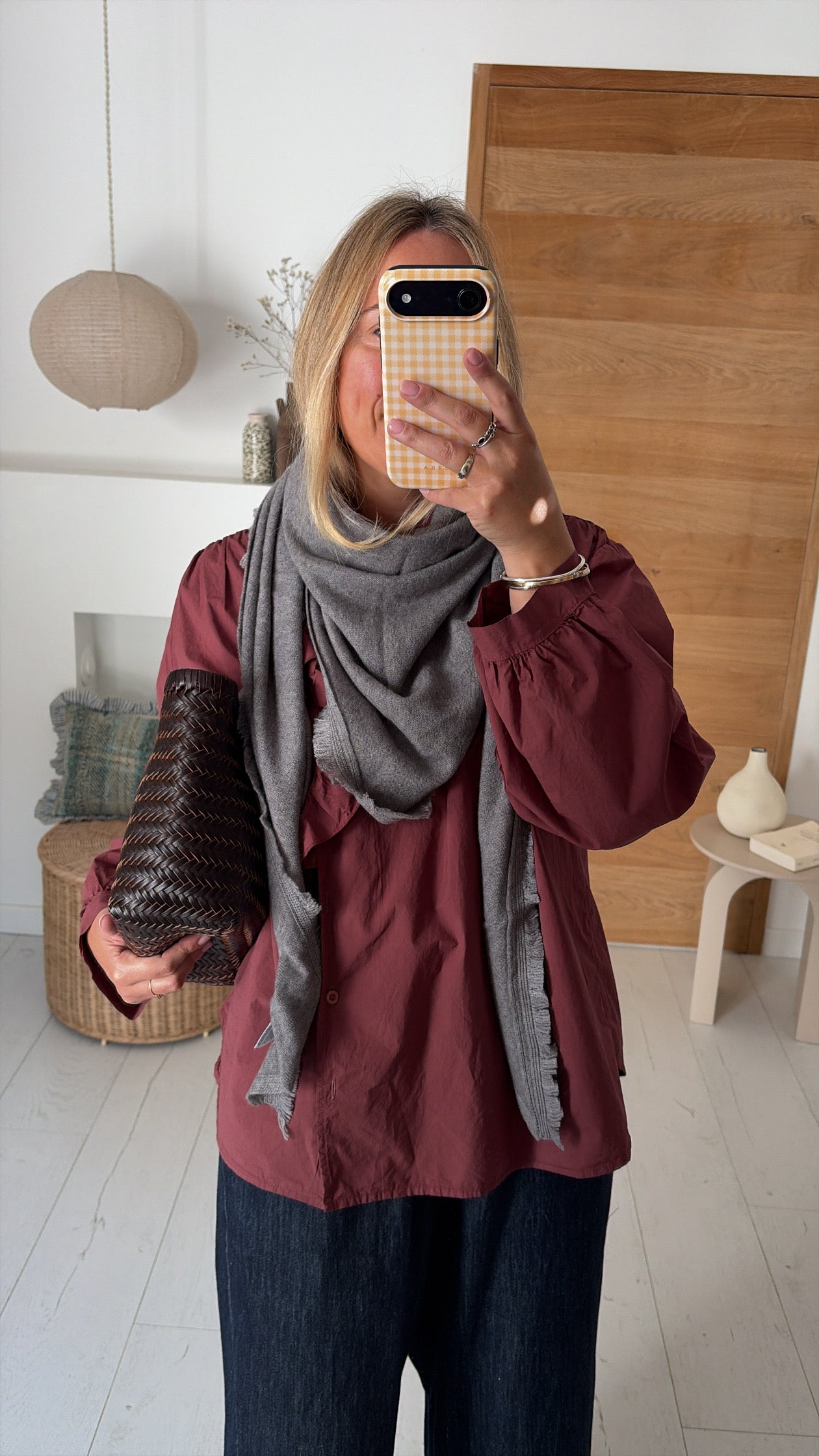 Écharpe Côme gris – CLO
