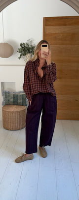 stripes violet