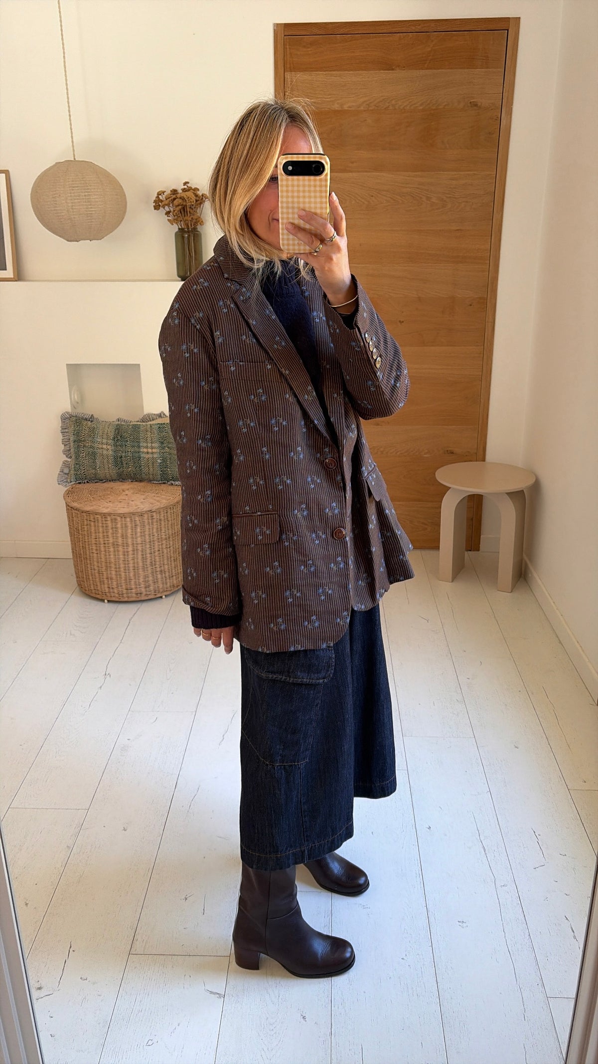 Veste blazer Karaba bluebell