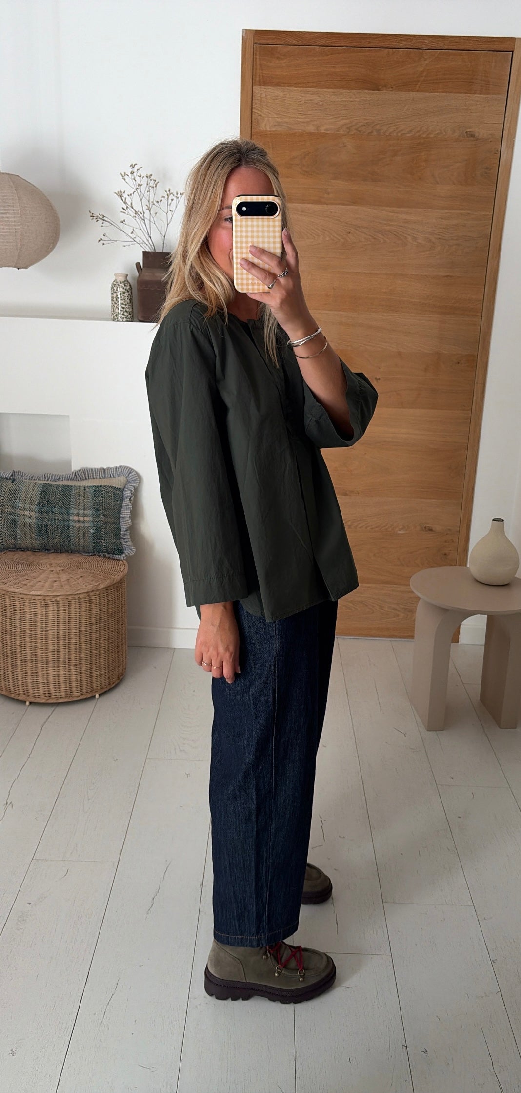 blusa Anna kaki